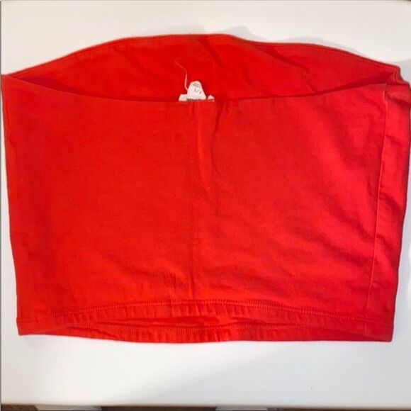 Garage red tube top - Picture 3 of 5